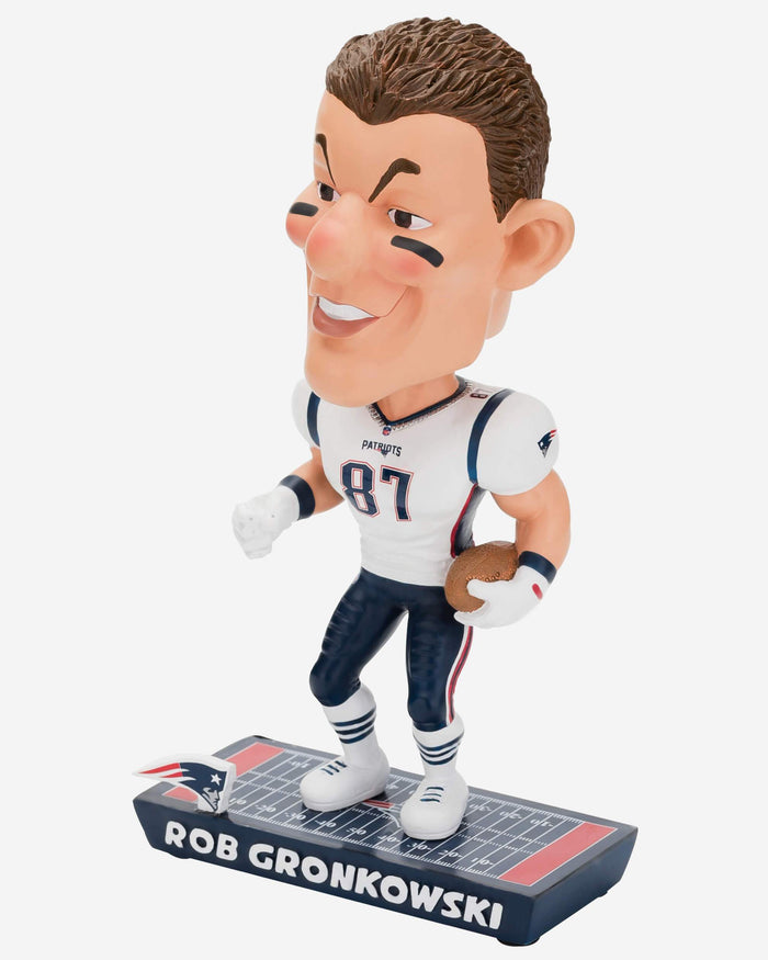 Rob Gronkowski New England Patriots Caricature Bobblehead FOCO - FOCO.com