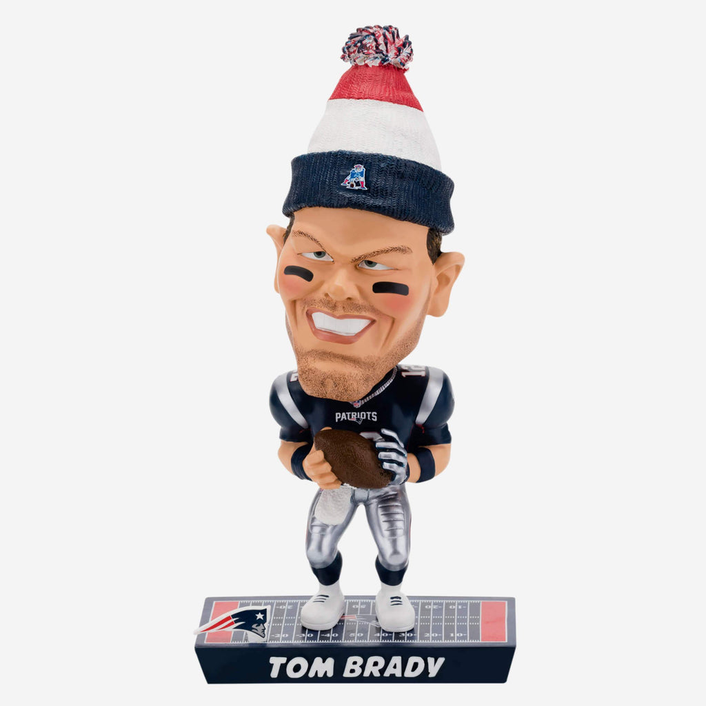Tom Brady New England Patriots Caricature Bobblehead FOCO - FOCO.com