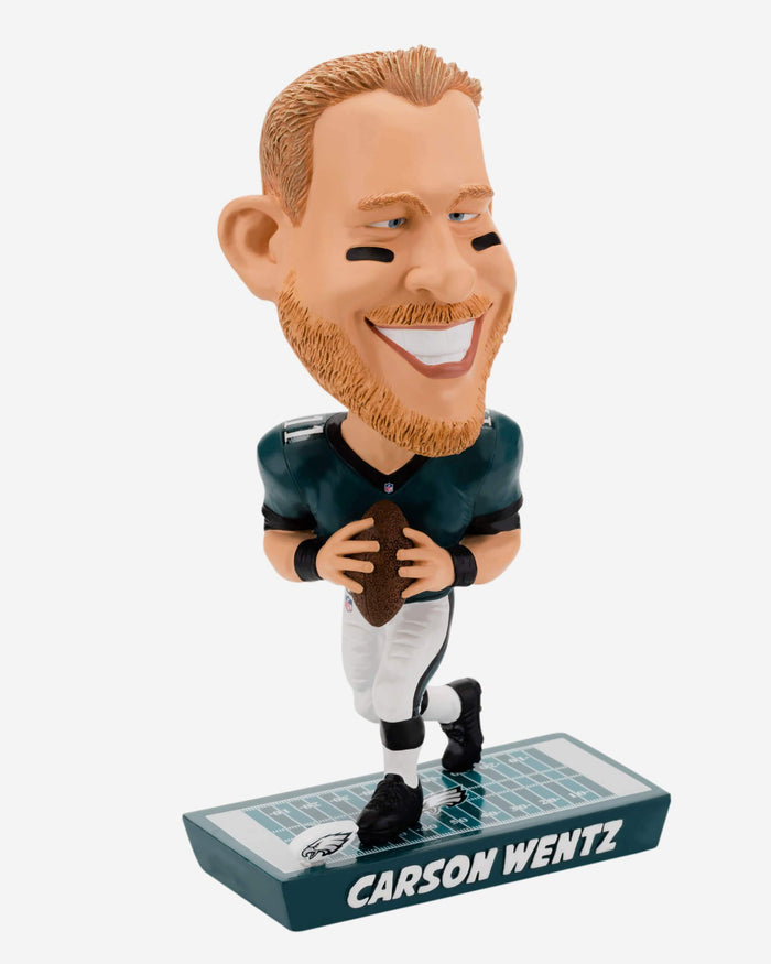 Carson Wentz Philadelphia Eagles Caricature Bobblehead FOCO - FOCO.com