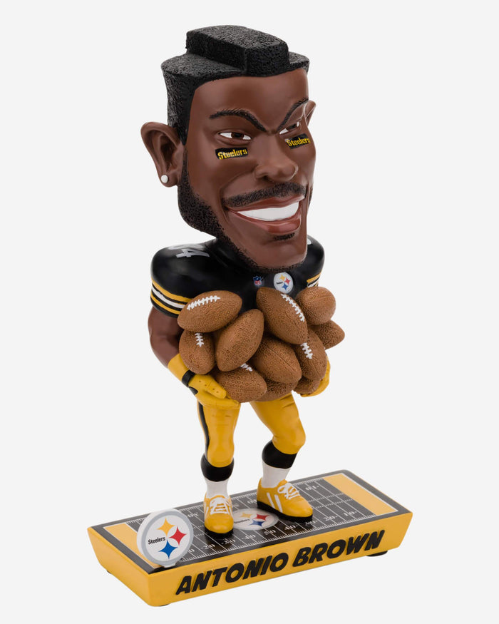 Antonio Brown Pittsburgh Steelers Caricature Bobblehead FOCO - FOCO.com