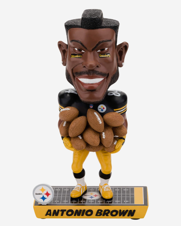 Antonio Brown Pittsburgh Steelers Caricature Bobblehead FOCO - FOCO.com