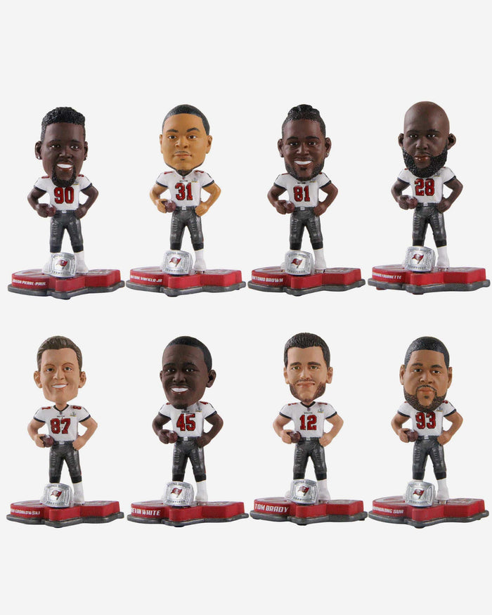 Tampa Bay Buccaneers Champions Commemorative Mini Bobblehead Box Set FOCO - FOCO.com