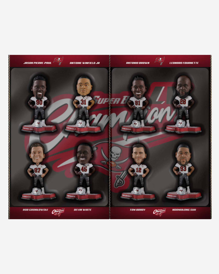 Tampa Bay Buccaneers Champions Commemorative Mini Bobblehead Box Set FOCO - FOCO.com