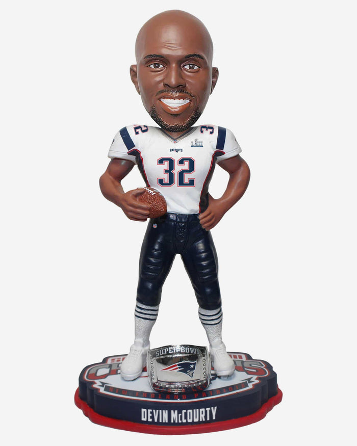Devin McCourty New England Patriots Super Bowl LIII Champions Bobblehead FOCO - FOCO.com