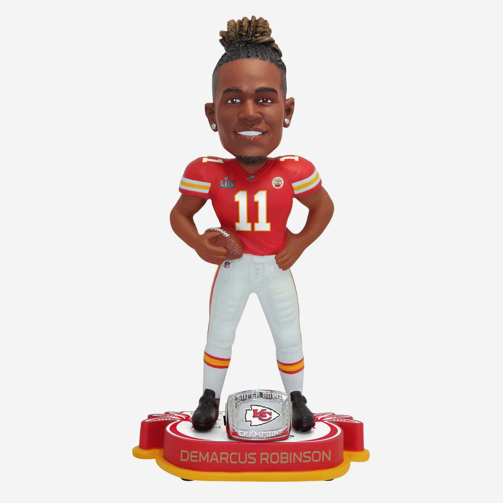 Demarcus Robinson Kansas City Chiefs Super Bowl LIV Champions Bobblehead FOCO - FOCO.com
