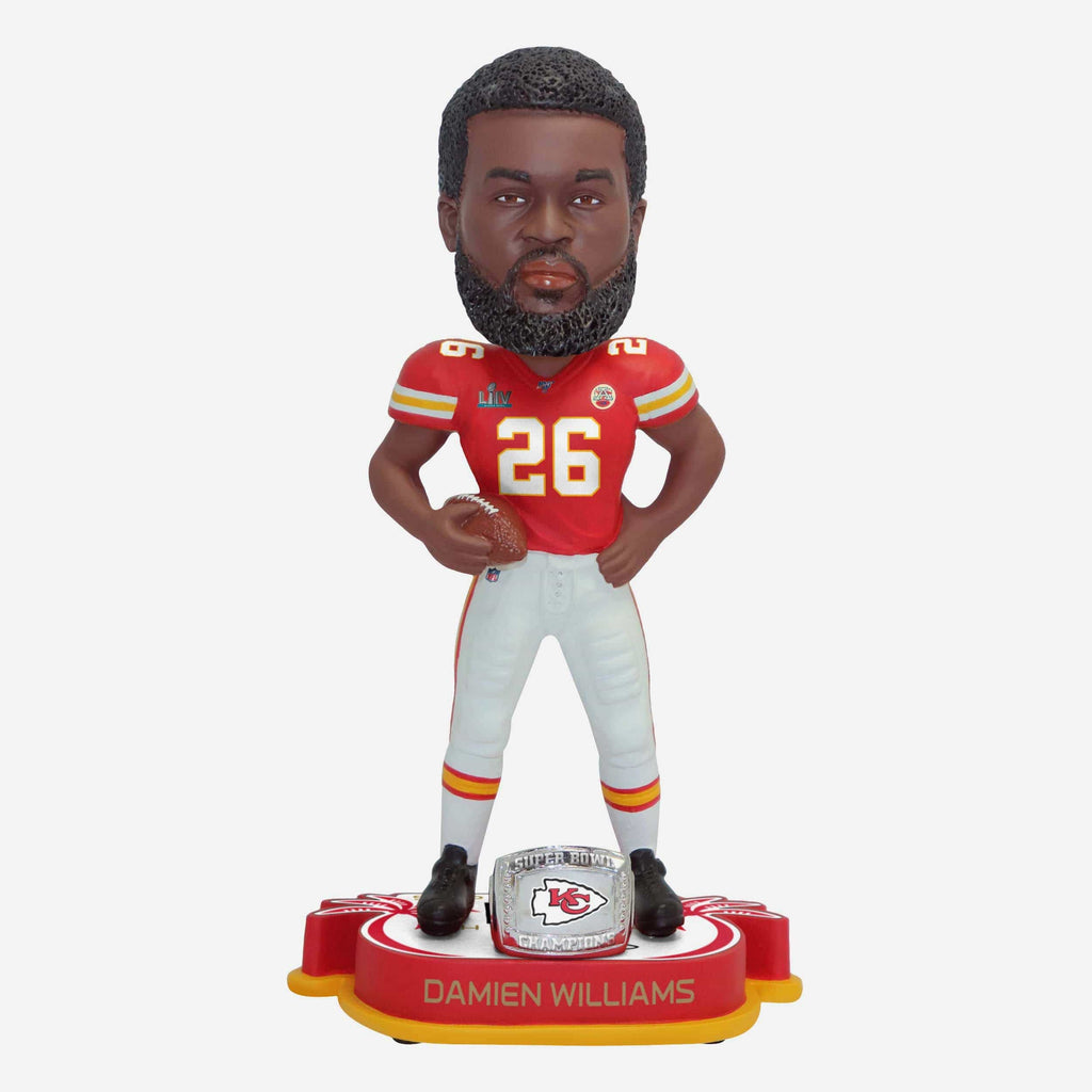 Damien Williams Kansas City Chiefs Super Bowl LIV Champions Bobblehead FOCO - FOCO.com