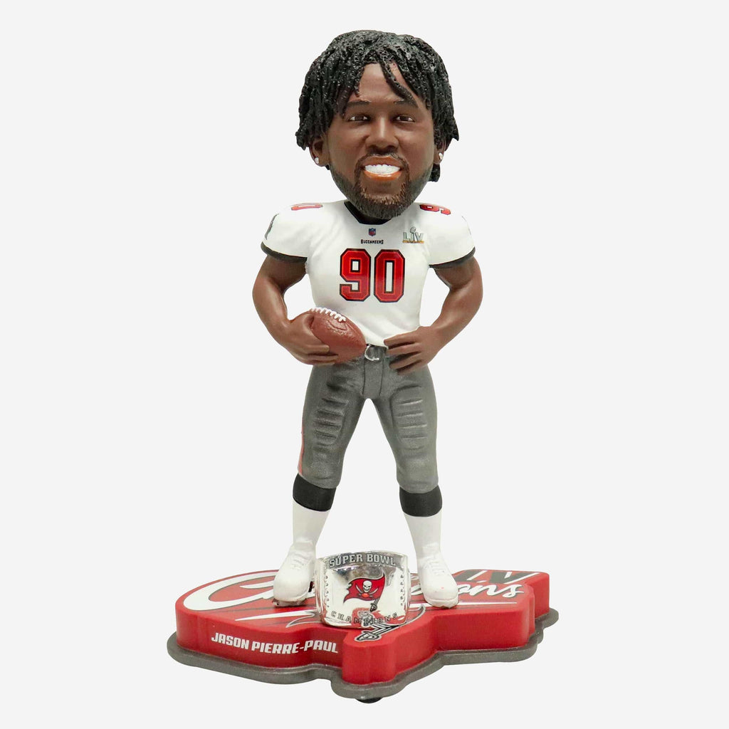 Jason Pierre-Paul Tampa Bay Buccaneers Super Bowl LV Champions Bobblehead FOCO - FOCO.com