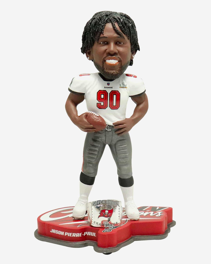 Jason Pierre-Paul Tampa Bay Buccaneers Super Bowl LV Champions Bobblehead FOCO - FOCO.com
