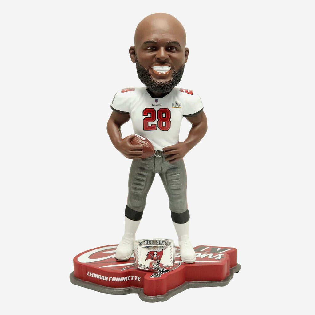 Leonard Fournette Tampa Bay Buccaneers Super Bowl LV Champions Bobblehead FOCO - FOCO.com