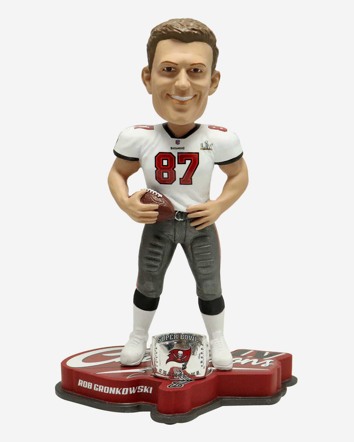 Rob Gronkowski Tampa Bay Buccaneers Super Bowl LV Champions Bobblehead FOCO - FOCO.com