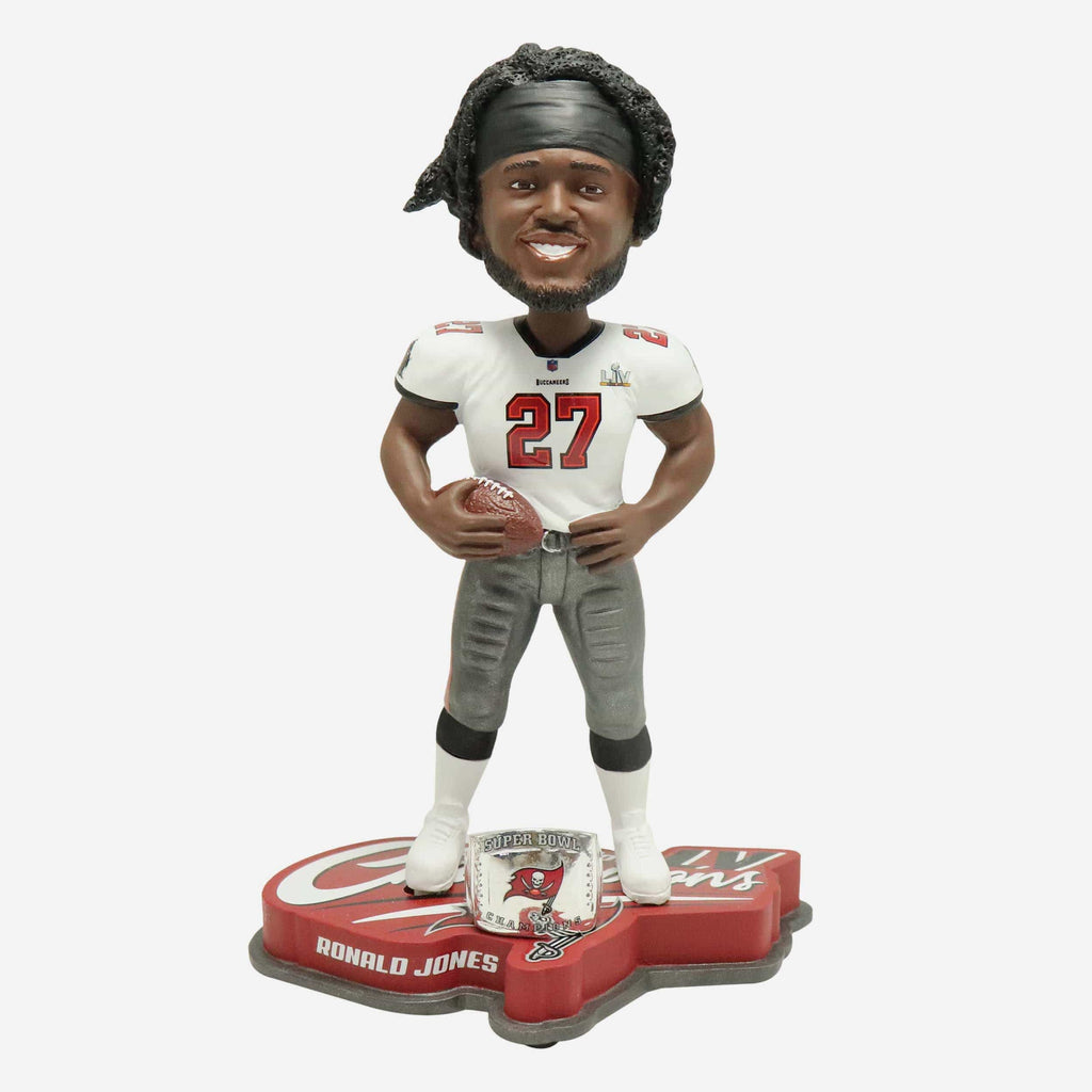 Ronald Jones II Tampa Bay Buccaneers Super Bowl LV Champions Bobblehead FOCO - FOCO.com