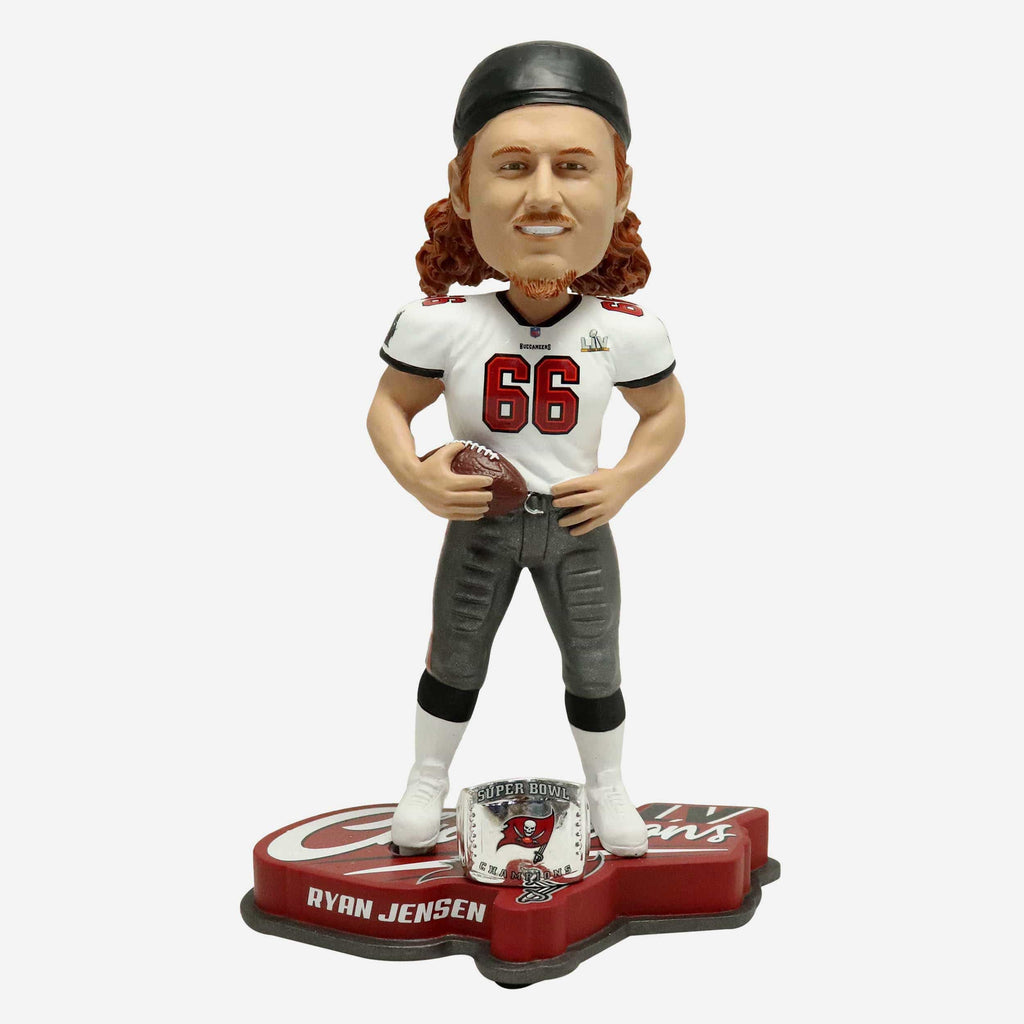 Ryan Jensen Tampa Bay Buccaneers Super Bowl LV Champions Bobblehead FOCO - FOCO.com