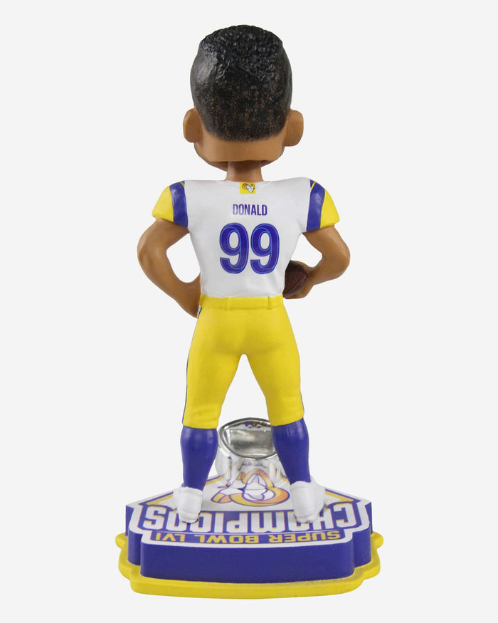 Aaron Donald Los Angeles Rams Super Bowl LVI Champions Bobblehead FOCO - FOCO.com
