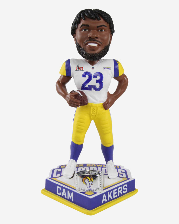 Cam Akers Los Angeles Rams Super Bowl LVI Champions Bobblehead FOCO - FOCO.com