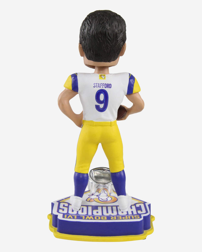 Matthew Stafford Los Angeles Rams Super Bowl LVI Champions Bobblehead FOCO - FOCO.com