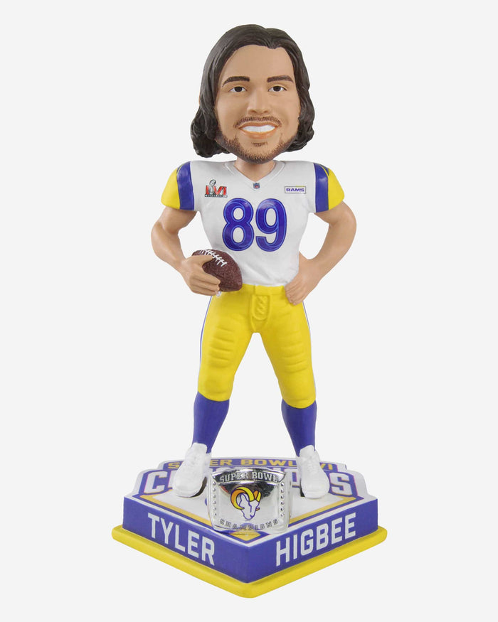 Tyler Higbee Los Angeles Rams Super Bowl LVI Champions Bobblehead FOCO - FOCO.com