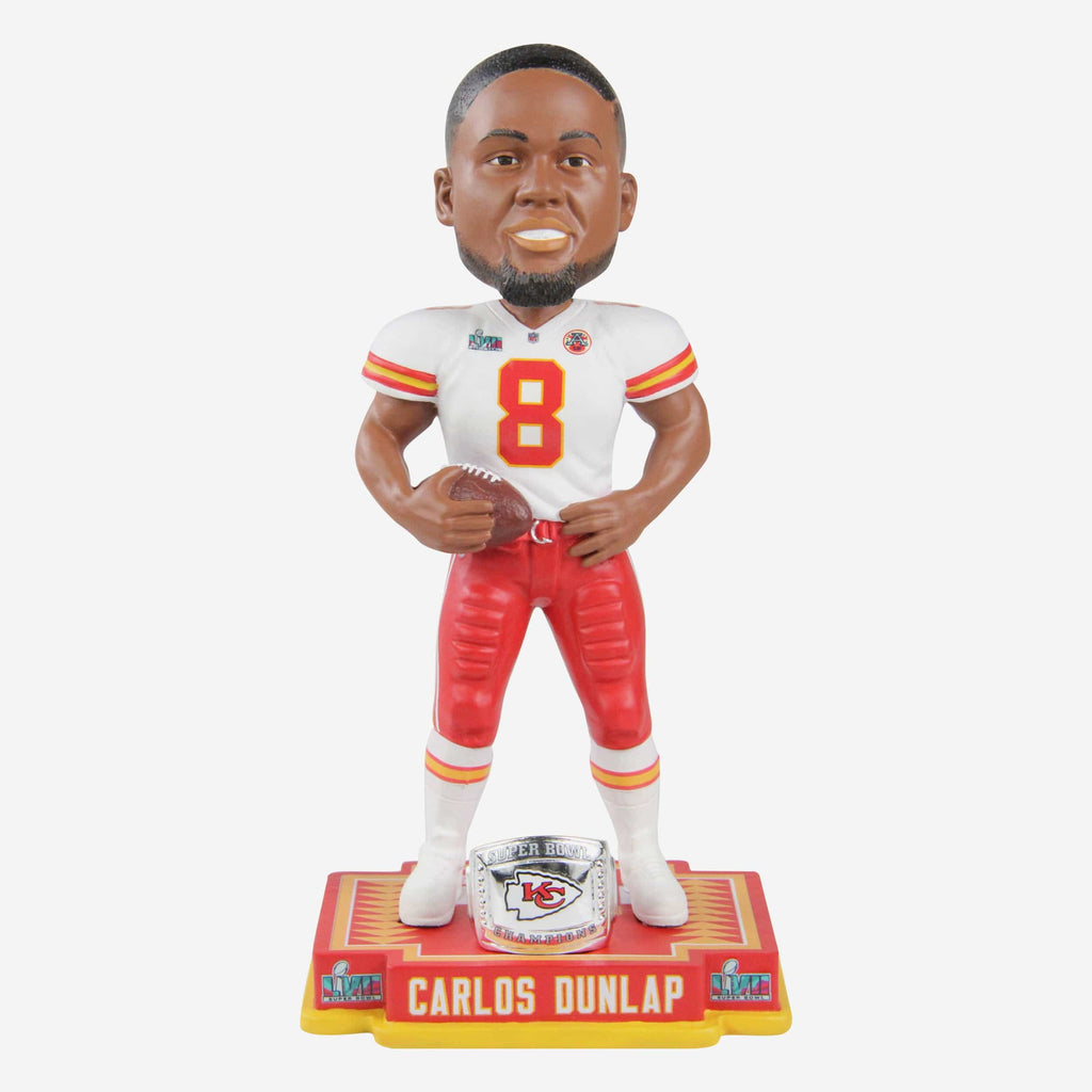 Carlos Dunlap Kansas City Chiefs Super Bowl LVII Champions Bobblehead FOCO - FOCO.com