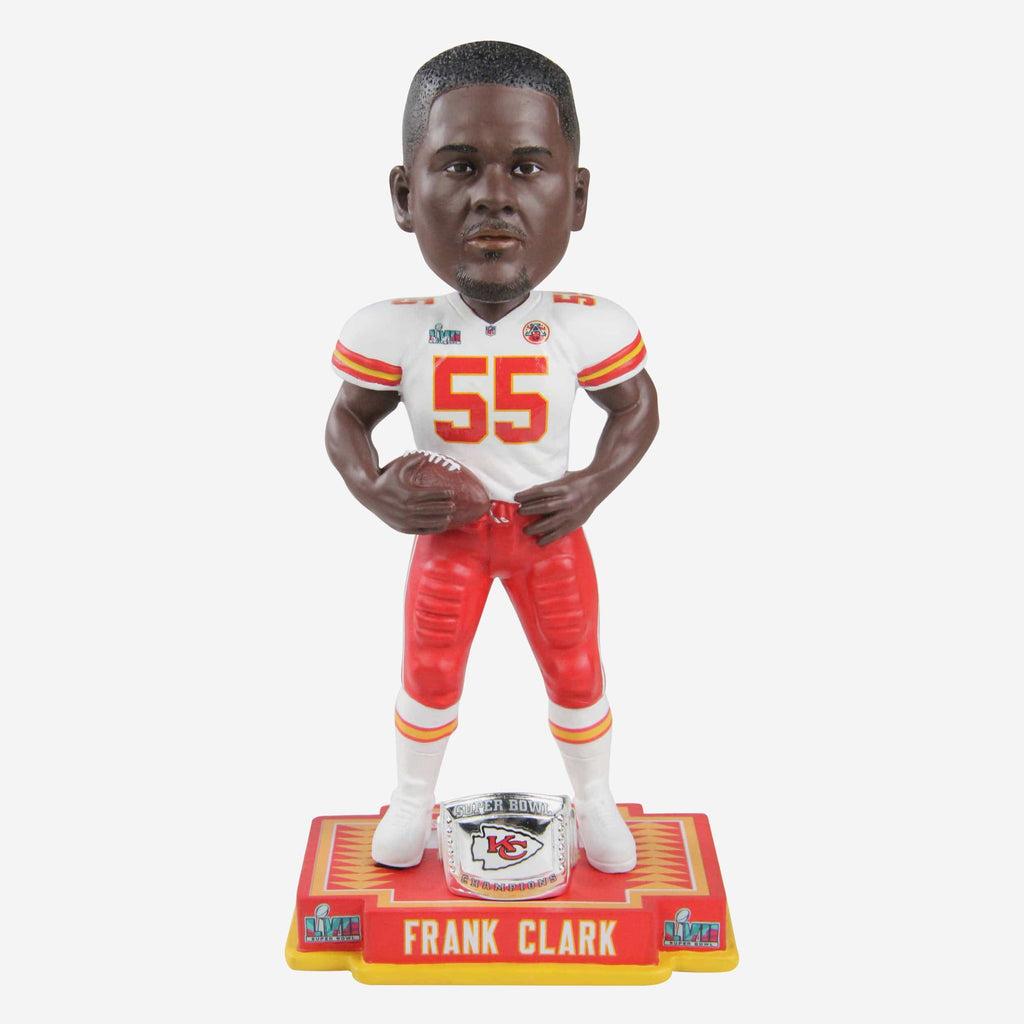 Frank Clark Kansas City Chiefs Super Bowl LVII Champions Bobblehead FOCO - FOCO.com