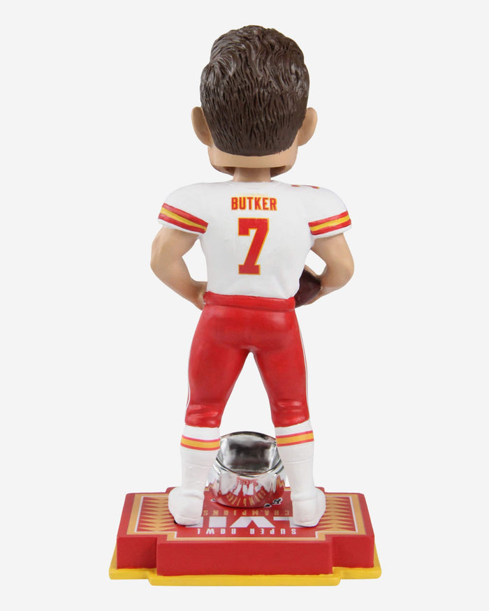 Harrison Butker Kansas City Chiefs Super Bowl LVII Champions Bobblehead FOCO - FOCO.com