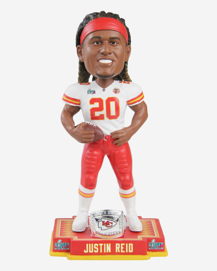 Justin Reid Kansas City Chiefs Super Bowl LVII Champions Bobblehead FOCO - FOCO.com
