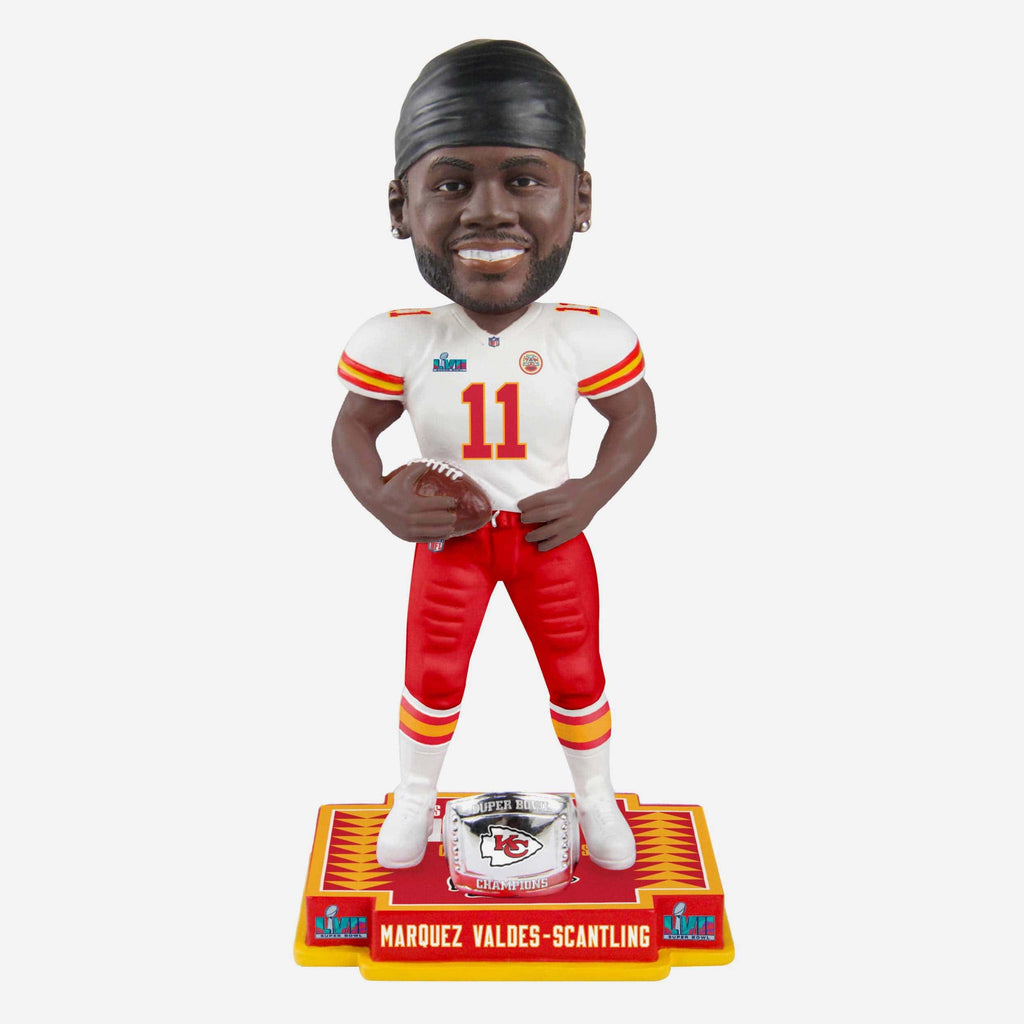 Marquez Valdes-Scantling Kansas City Chiefs Super Bowl LVII Champions Bobblehead FOCO - FOCO.com