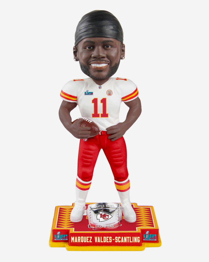 Marquez Valdes-Scantling Kansas City Chiefs Super Bowl LVII Champions Bobblehead FOCO - FOCO.com