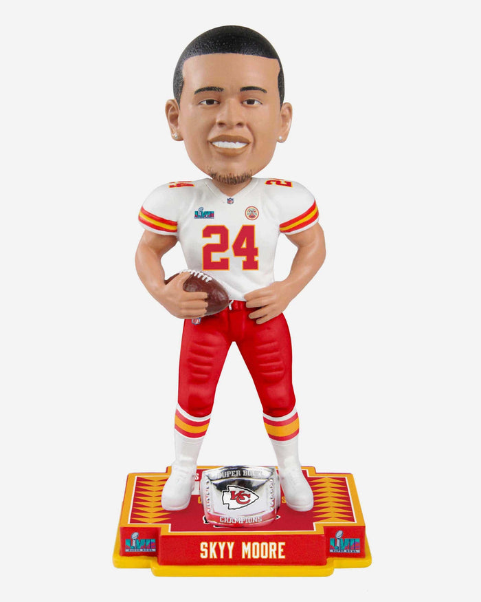 Skyy Moore Kansas City Chiefs Super Bowl LVII Champions Bobblehead FOCO - FOCO.com