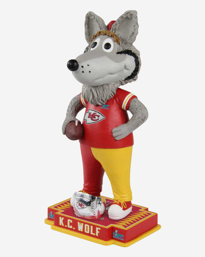 KC Wolf Kansas City Chiefs Super Bowl LVII Champions Mascot Bobblehead FOCO - FOCO.com