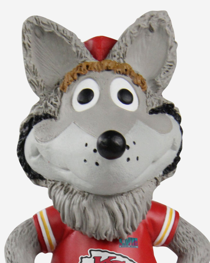 KC Wolf Kansas City Chiefs Super Bowl LVII Champions Mascot Bobblehead FOCO - FOCO.com