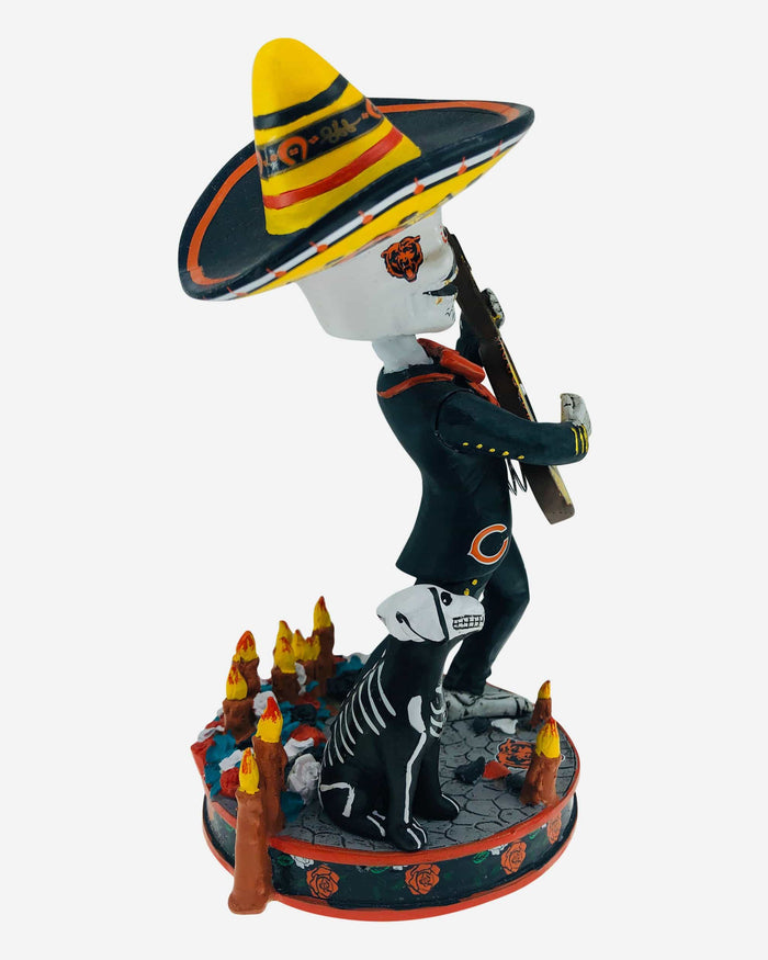 Chicago Bears Day Of The Dead Candle Base Bobblehead FOCO - FOCO.com