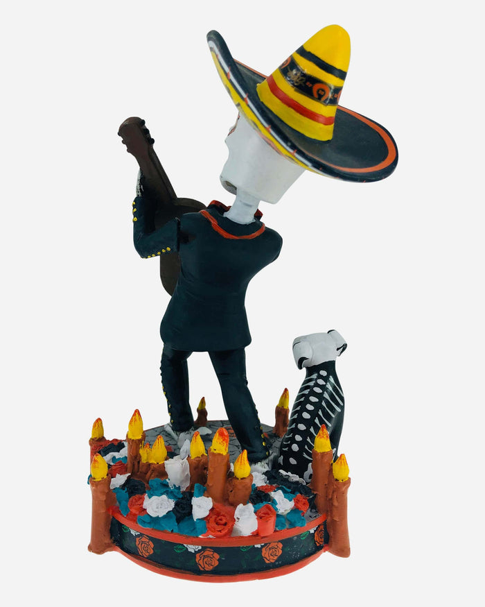 Chicago Bears Day Of The Dead Candle Base Bobblehead FOCO - FOCO.com