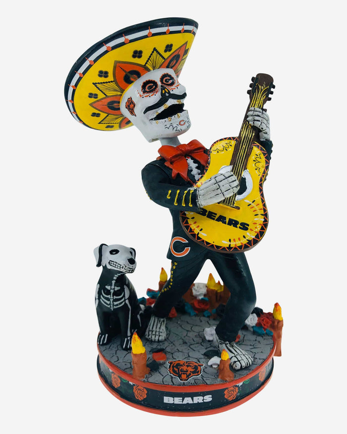 Chicago Bears Day Of The Dead Candle Base Bobblehead FOCO - FOCO.com