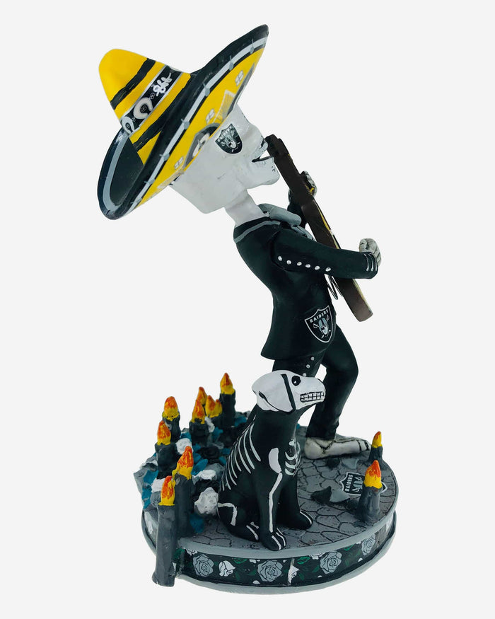 Las Vegas Raiders Day Of The Dead Candle Base Bobblehead FOCO - FOCO.com