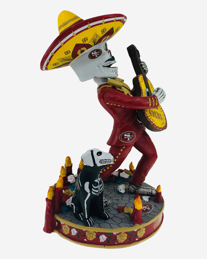 San Francisco 49ers Day Of The Dead Candle Base Bobblehead FOCO - FOCO.com