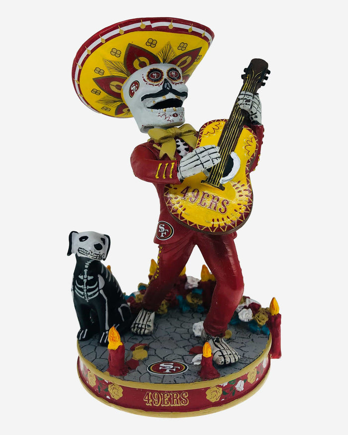 San Francisco 49ers Day Of The Dead Candle Base Bobblehead FOCO - FOCO.com