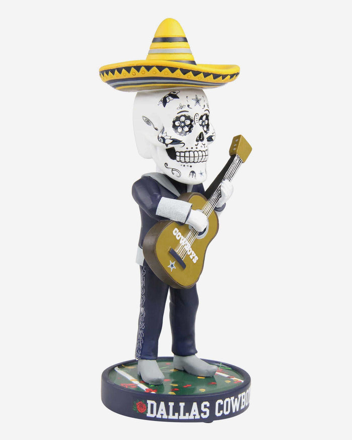 Dallas Cowboys Day Of The Dead Guitar Bobblehead FOCO - FOCO.com