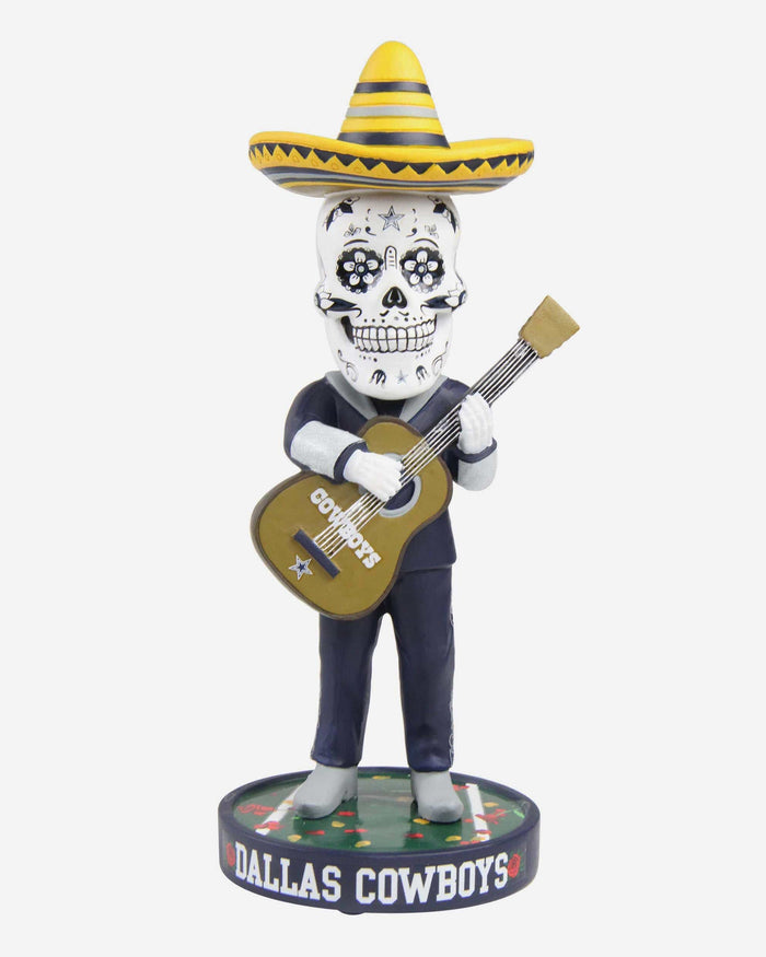 Dallas Cowboys Day Of The Dead Guitar Bobblehead FOCO - FOCO.com