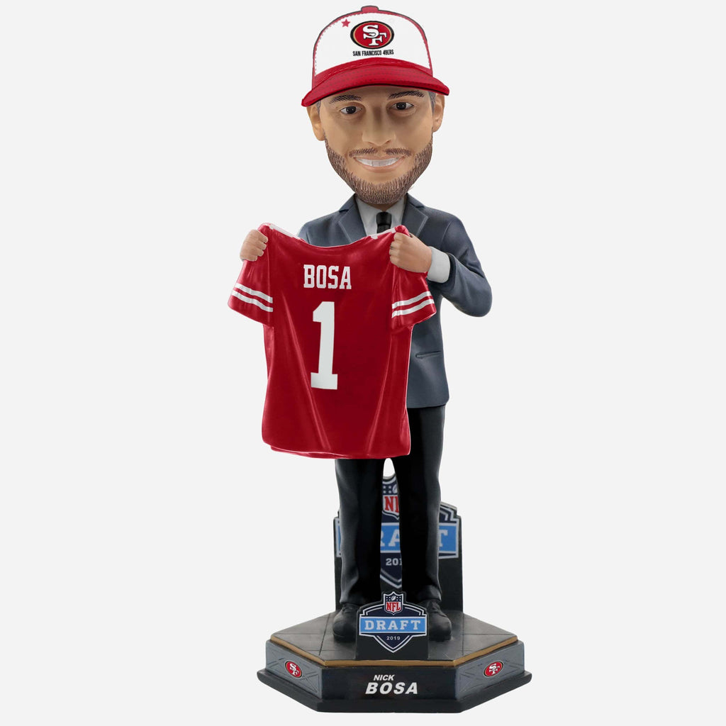 Nick Bosa San Francisco 49ers 2019 NFL Draft Pick #2 Bobblehead FOCO - FOCO.com