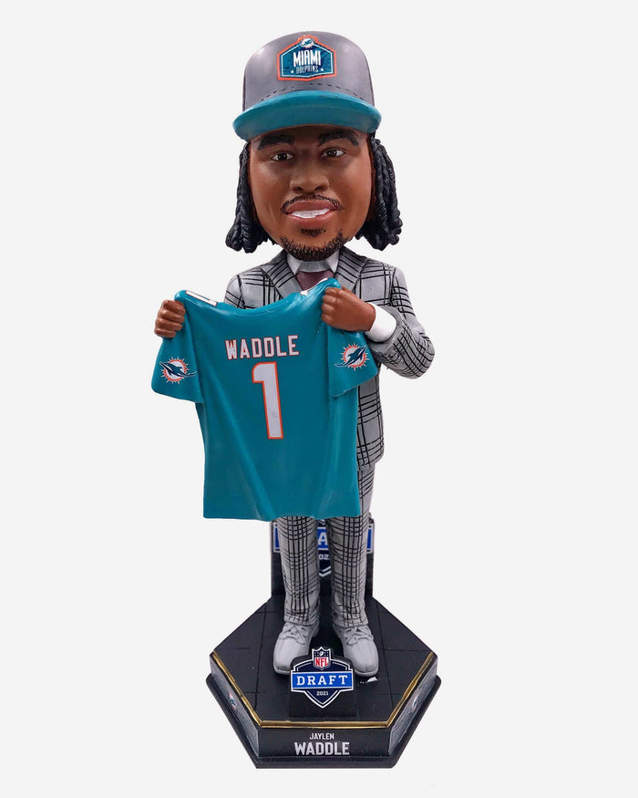 Jaylen Waddle Miami Dolphins 2021 Draft Pick Bobblehead FOCO - FOCO.com