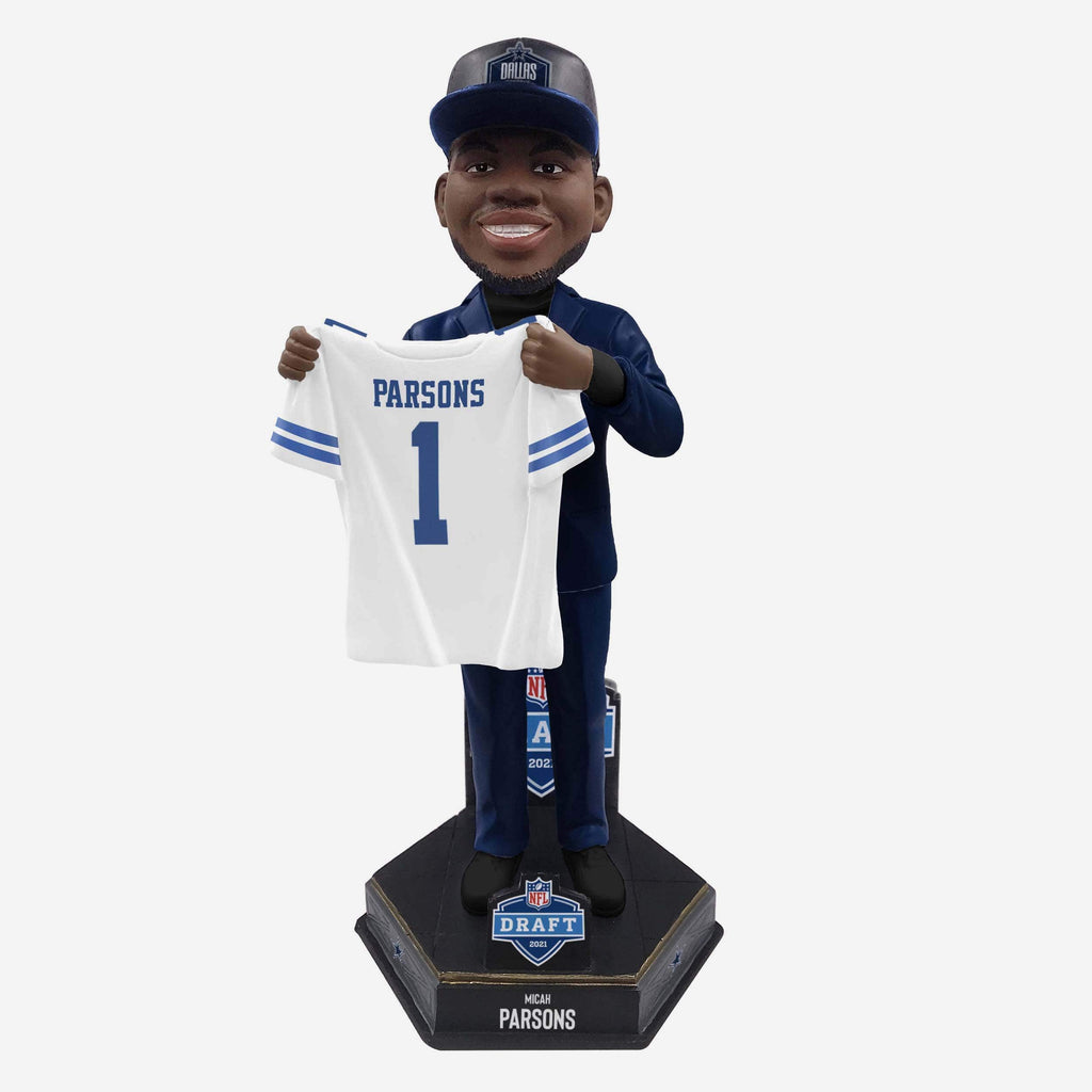 Micah Parsons Dallas Cowboys 2021 Draft Pick Bobblehead FOCO - FOCO.com