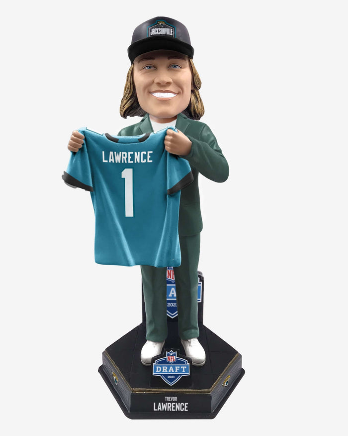 Trevor Lawrence Jacksonville Jaguars 2021 Draft Pick Bobblehead FOCO - FOCO.com