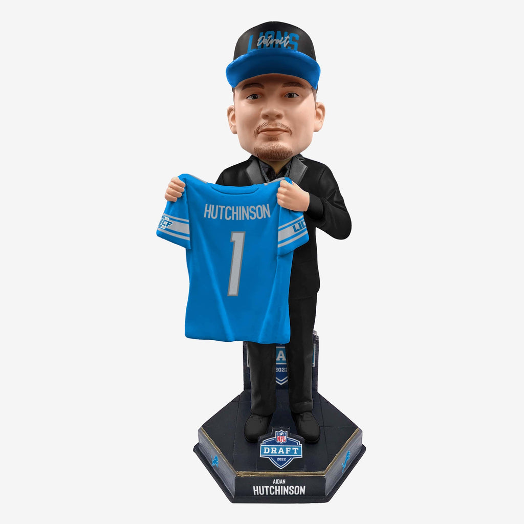 Aidan Hutchinson Detroit Lions 2022 Draft Pick Bobblehead FOCO - FOCO.com