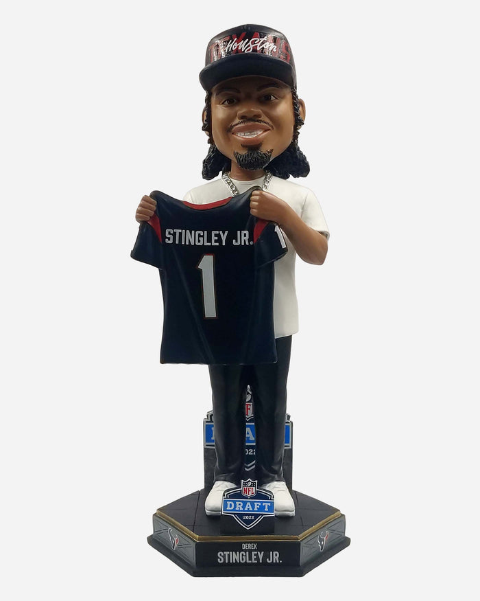 Derek Stingley Jr Houston Texans 2022 Draft Pick Bobblehead FOCO - FOCO.com