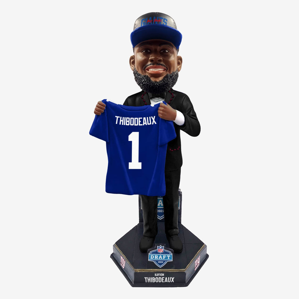 Kayvon Thibodeaux New York Giants 2022 Draft Pick Bobblehead FOCO - FOCO.com