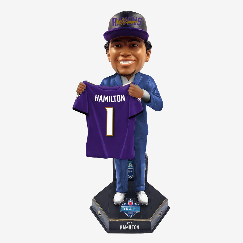 Kyle Hamilton Baltimore Ravens 2022 Draft Pick Bobblehead FOCO - FOCO.com