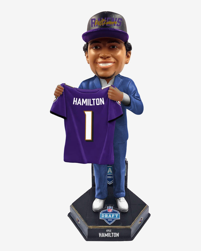 Kyle Hamilton Baltimore Ravens 2022 Draft Pick Bobblehead FOCO - FOCO.com