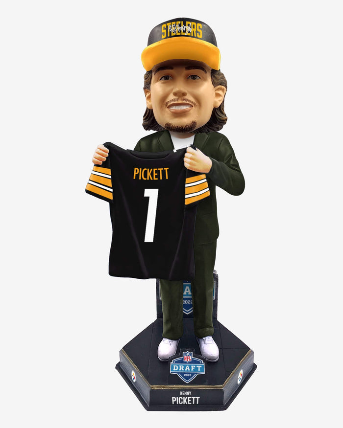 Kenny Pickett Pittsburgh Steelers 2022 Draft Pick Bobblehead FOCO - FOCO.com