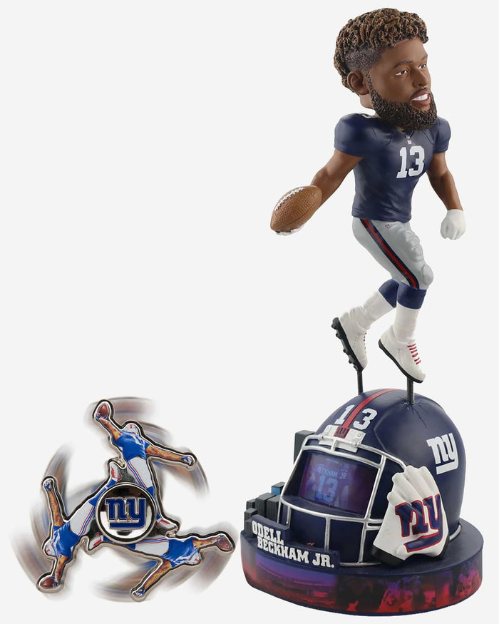 Odell Beckham Jr New York Giants Bobblehead & Diztracto Spinnerz FOCO - FOCO.com