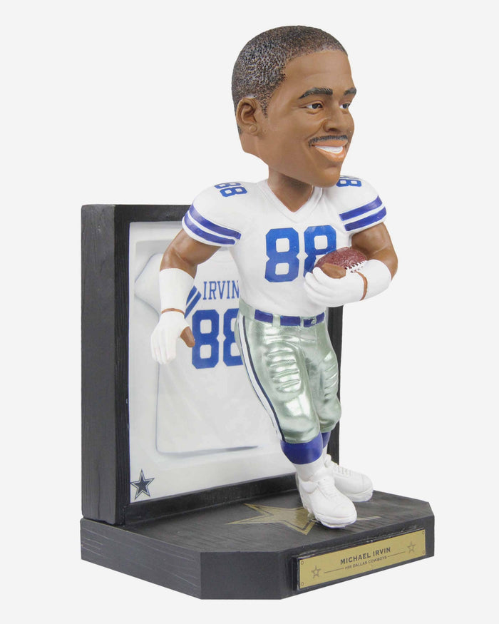 Michael Irvin Dallas Cowboys Framed Showcase Bobblehead FOCO - FOCO.com