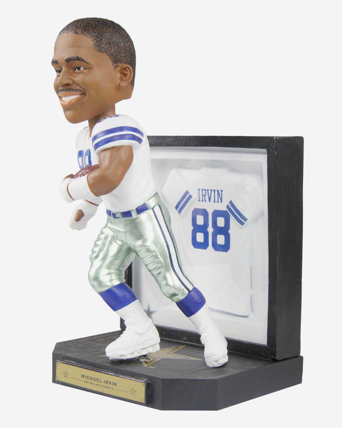 Michael Irvin Dallas Cowboys Framed Showcase Bobblehead FOCO - FOCO.com